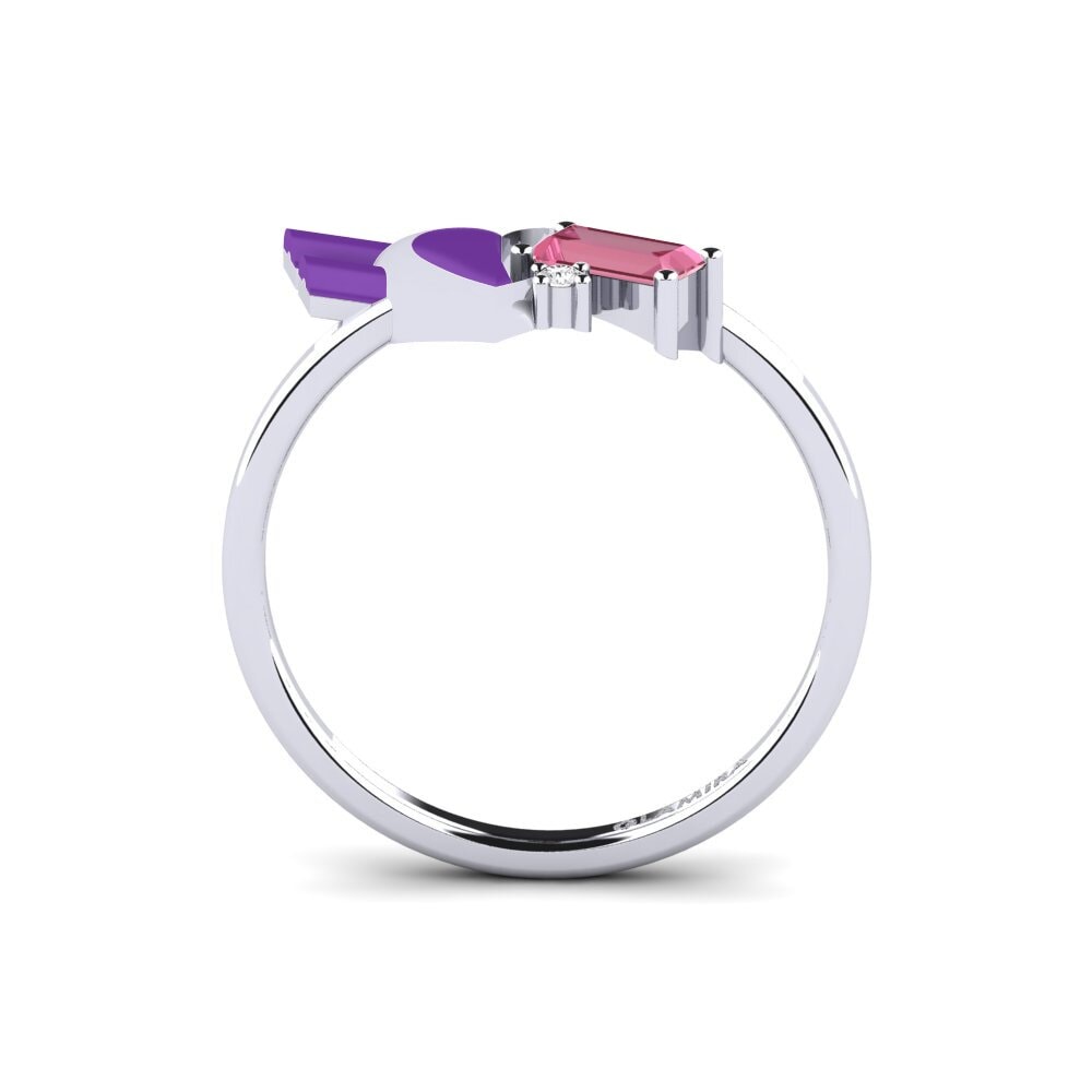 18ct White Gold Ring Tinselove