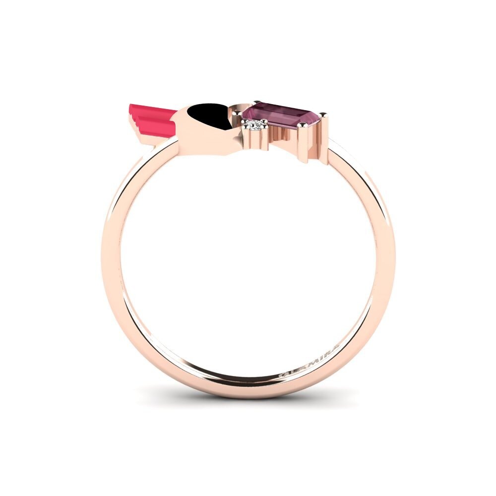 Rhodolite Garnet Ring Tinselove