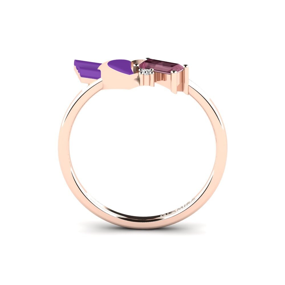Rhodolite Garnet Ring Tinselove