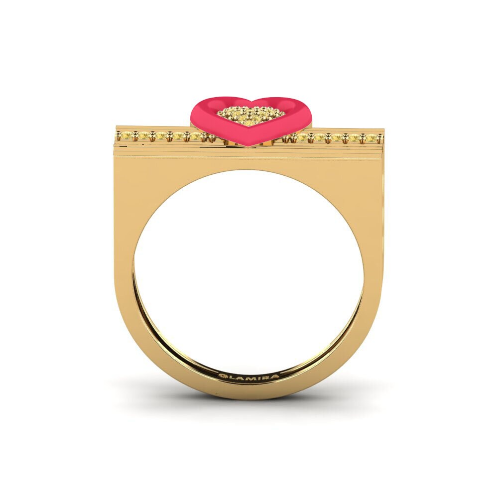 Yellow Diamond Ring Tirarelove