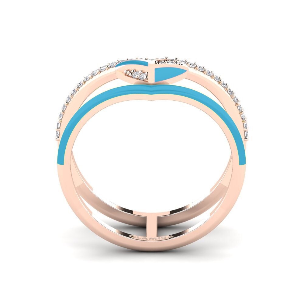 Rotgold 375 Ring Variegated