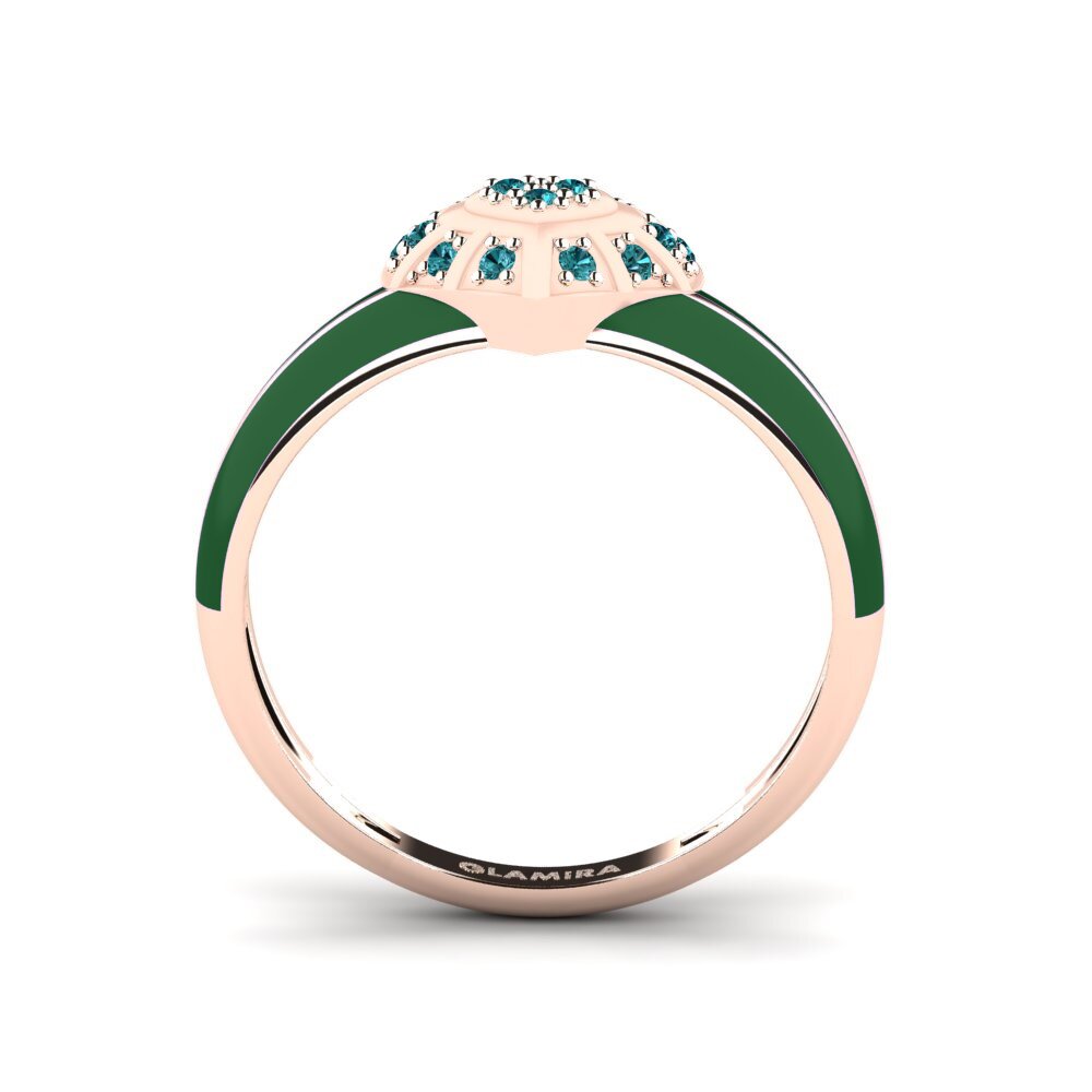 Diamante Azul Anel Wonderland