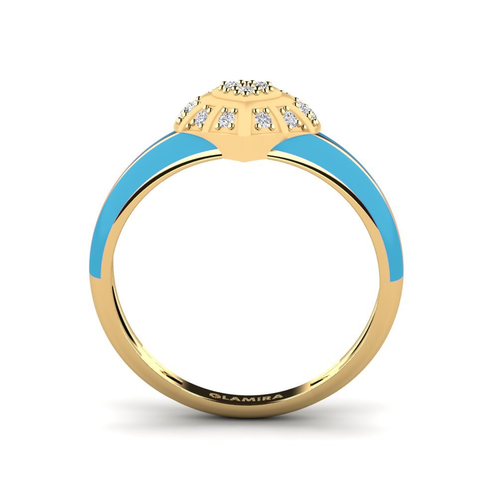 18ct Yellow Gold Ring Wonderland