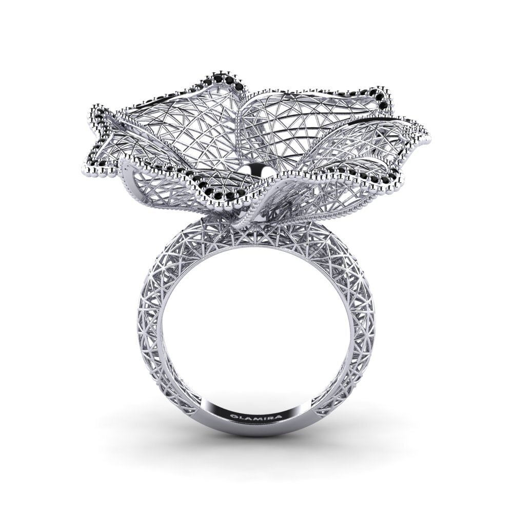Zafiro negro Anillo Muslinn