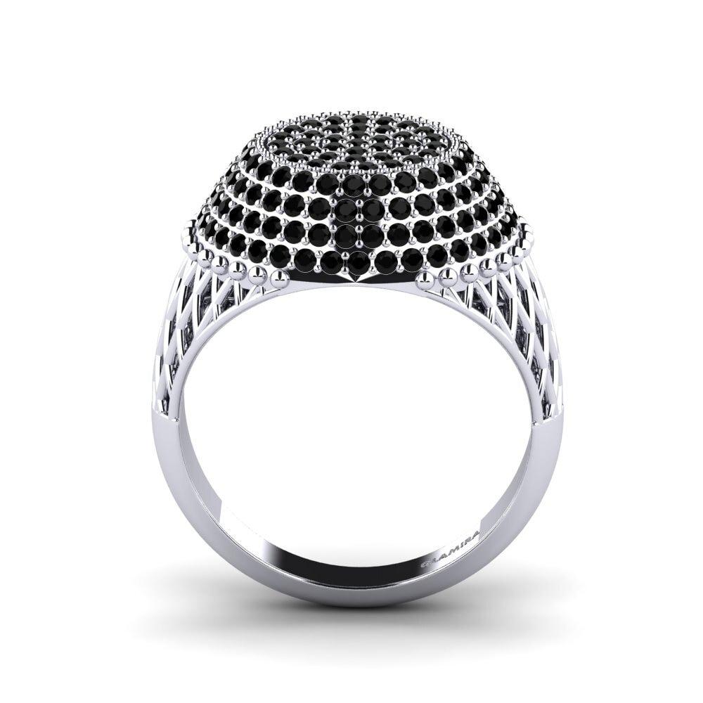 Zafiro negro Anillo Staruss