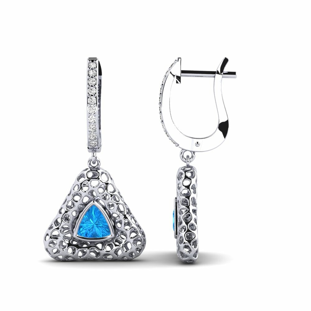 Blue Topaz Women's Earring Zacharie