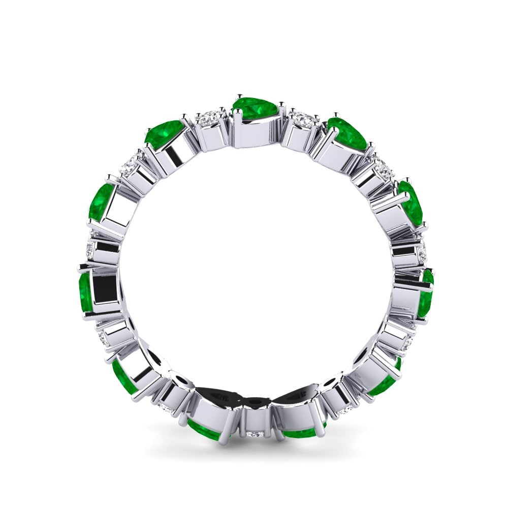 Heart Emerald Ring Lannie