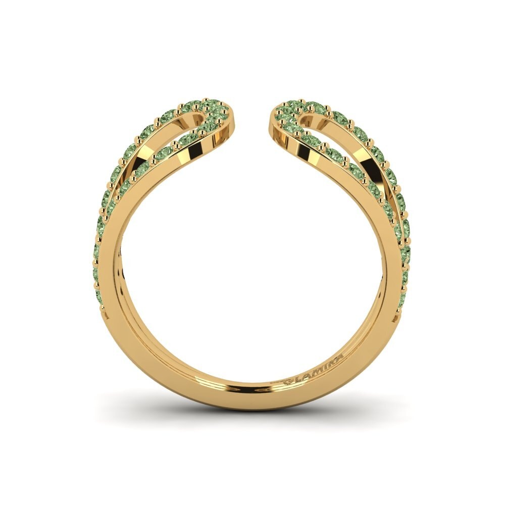 Diamante Verde Anillo Sepeda