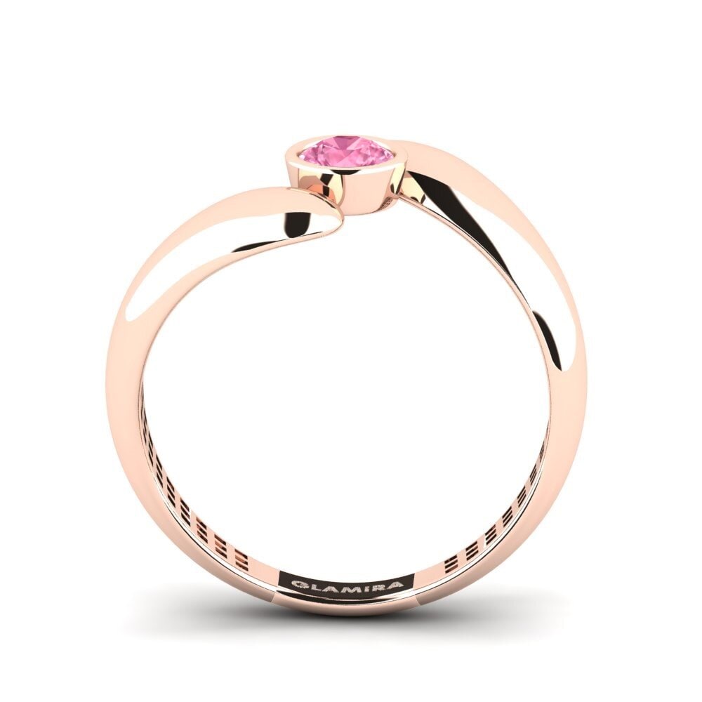 Pink Sapphire Engagement Ring Davy