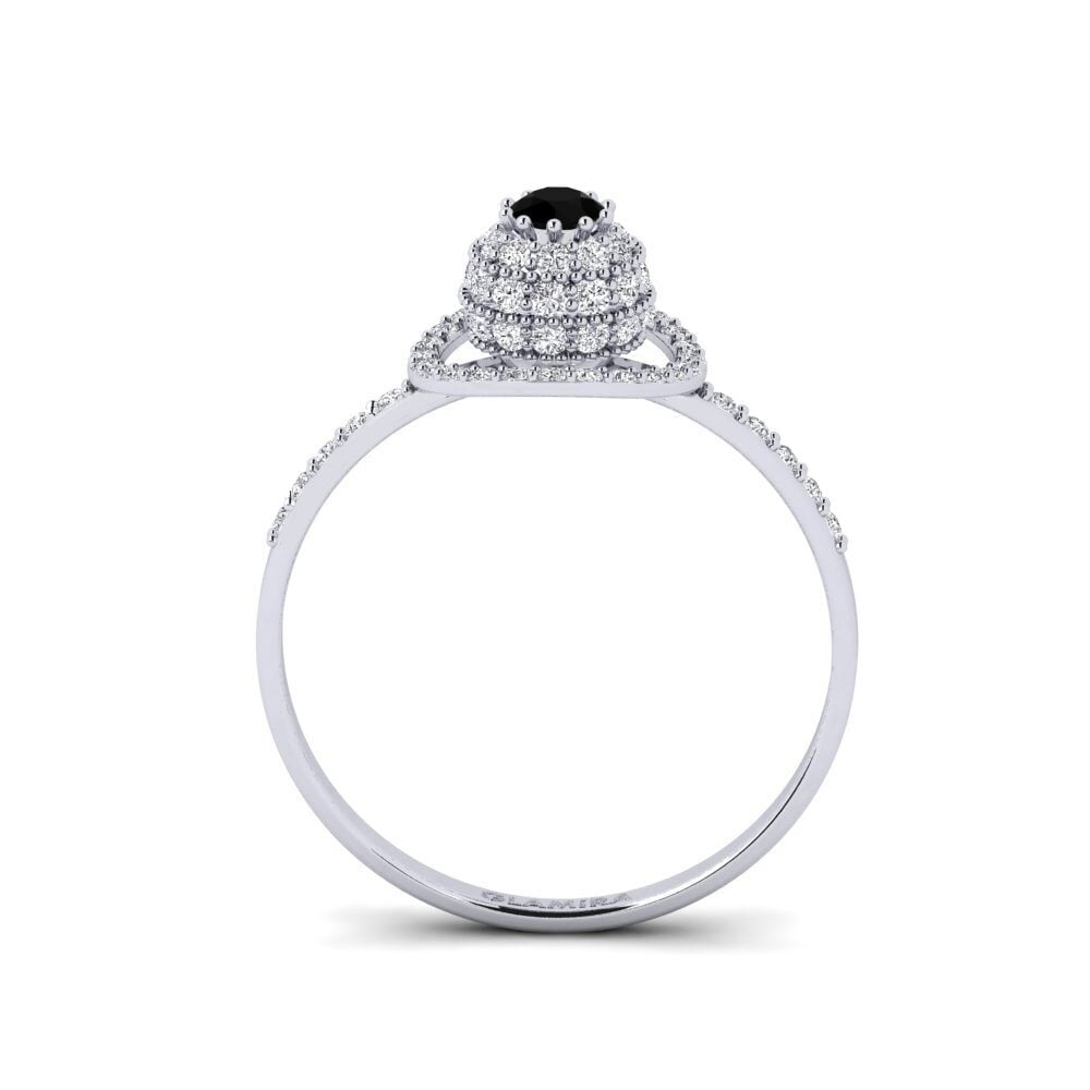 Black Diamond Engagement Ring Duranty