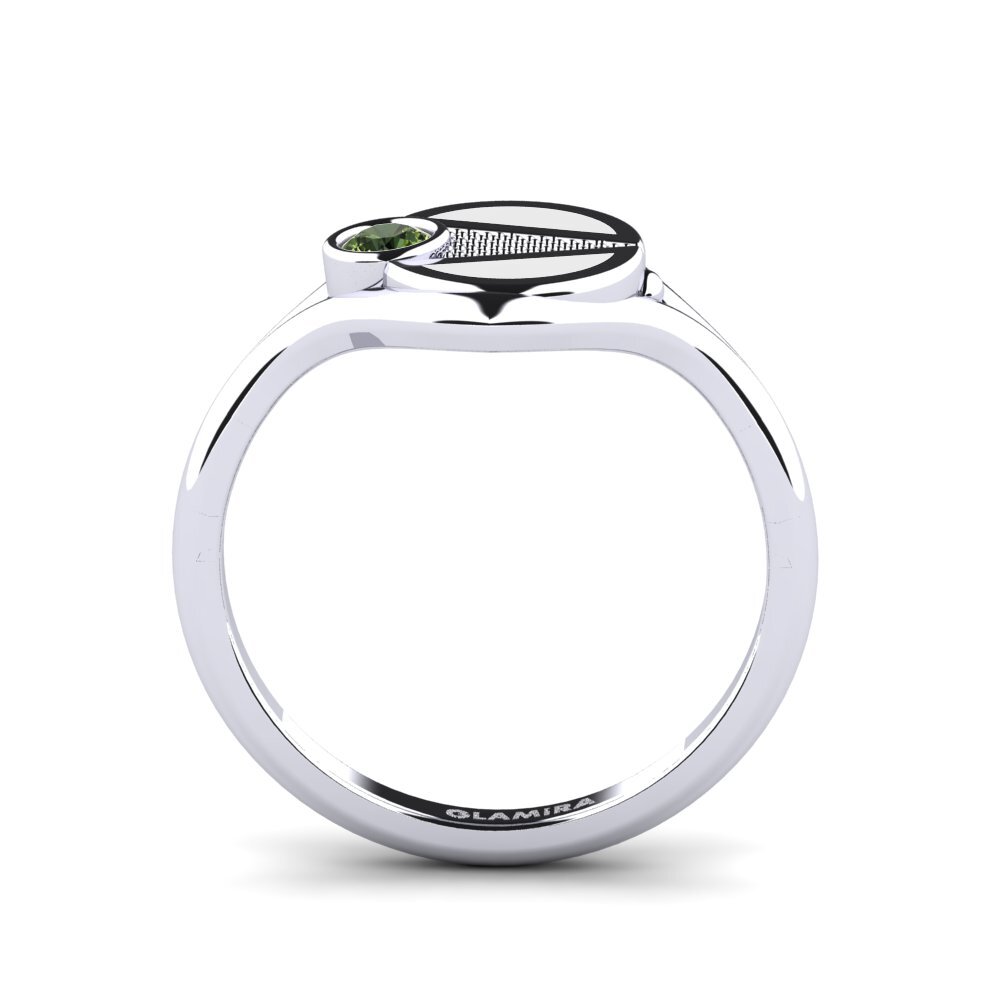 Zafiro Verde Anillo Gigloter