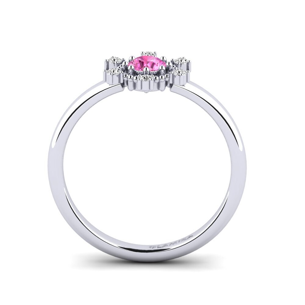 Topacio Rosa Anillo de compromiso Hejira
