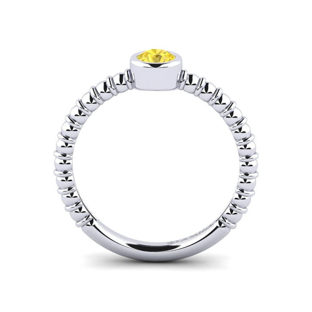 Yellow Sapphire Women's Ring Monny
