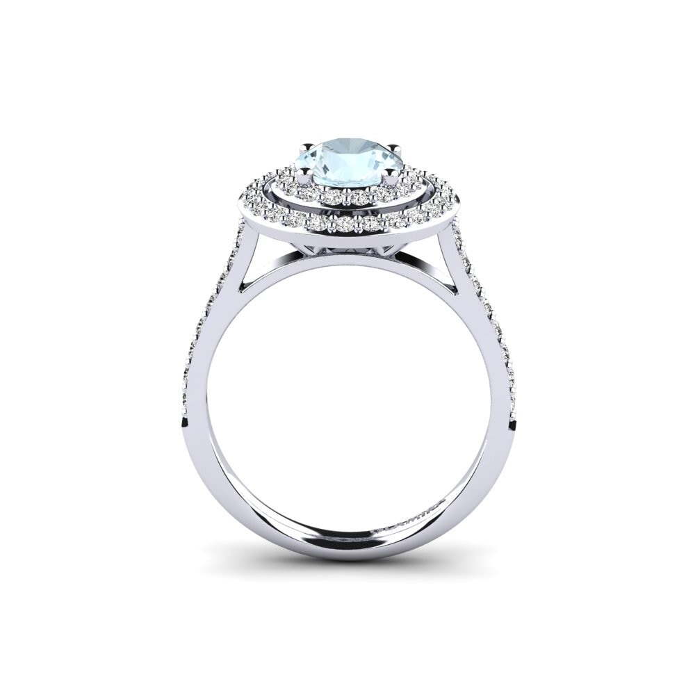 Aquamarine Engagement Ring Devona