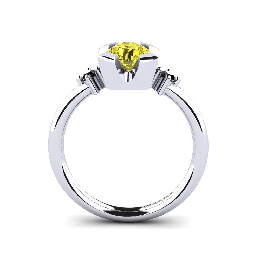 Yellow Diamond Engagement Ring Adoray