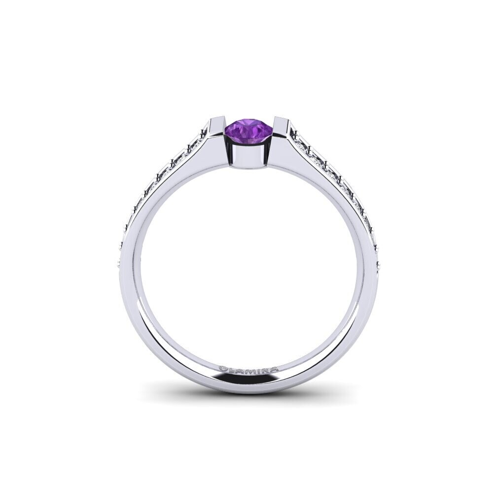 Amethyst Engagement Ring Panni