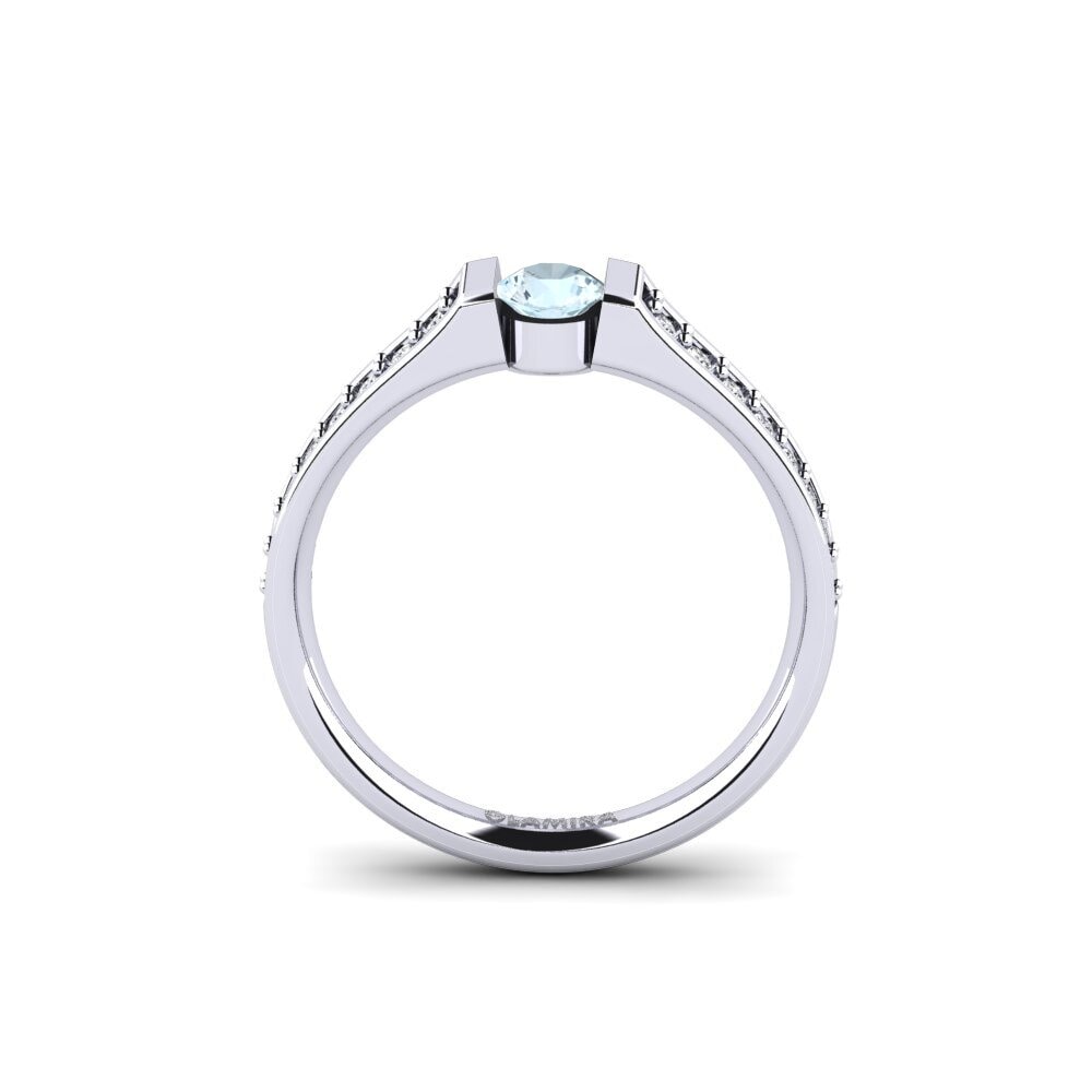 Aquamarine Engagement Ring Panni