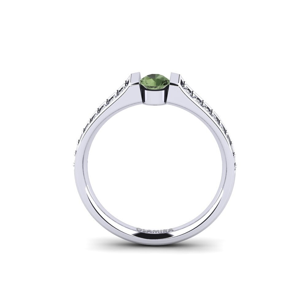 Green Sapphire Engagement Ring Panni