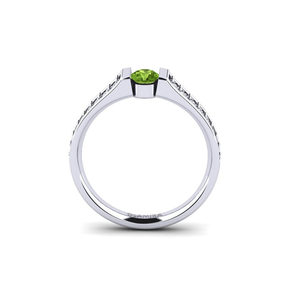 Peridot Engagement Ring Panni