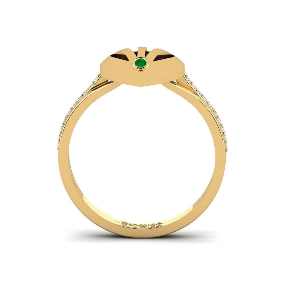 Emerald Ring Amoremio Set