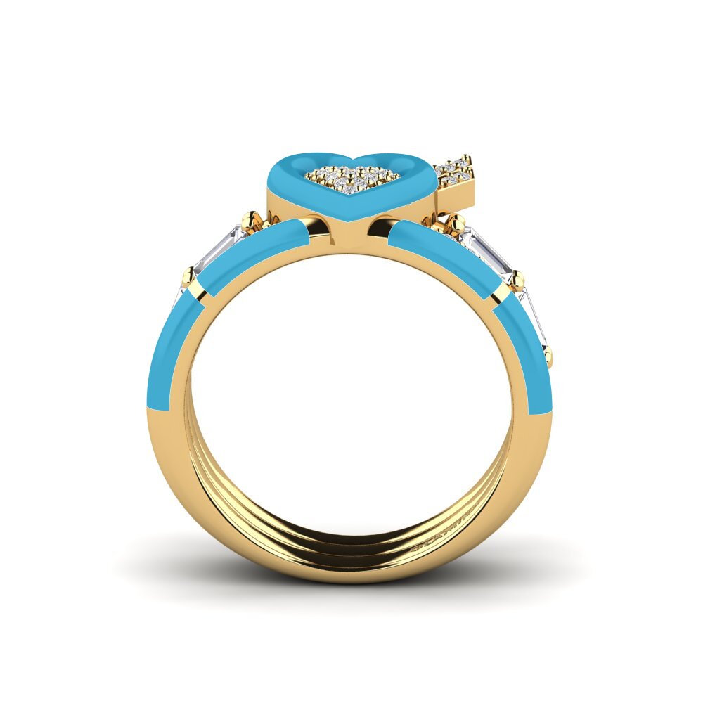 Gelbgold 750 Ring Dignita