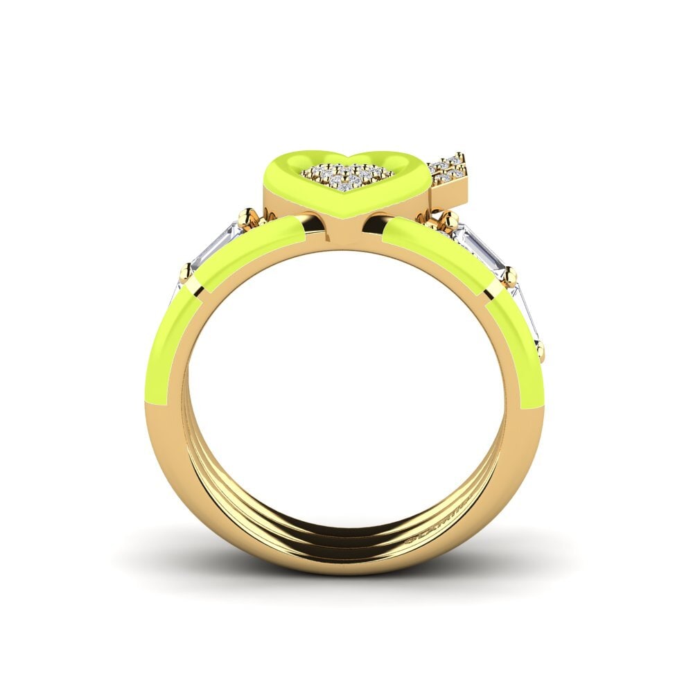 Gelbgold 585 Ring Dignita