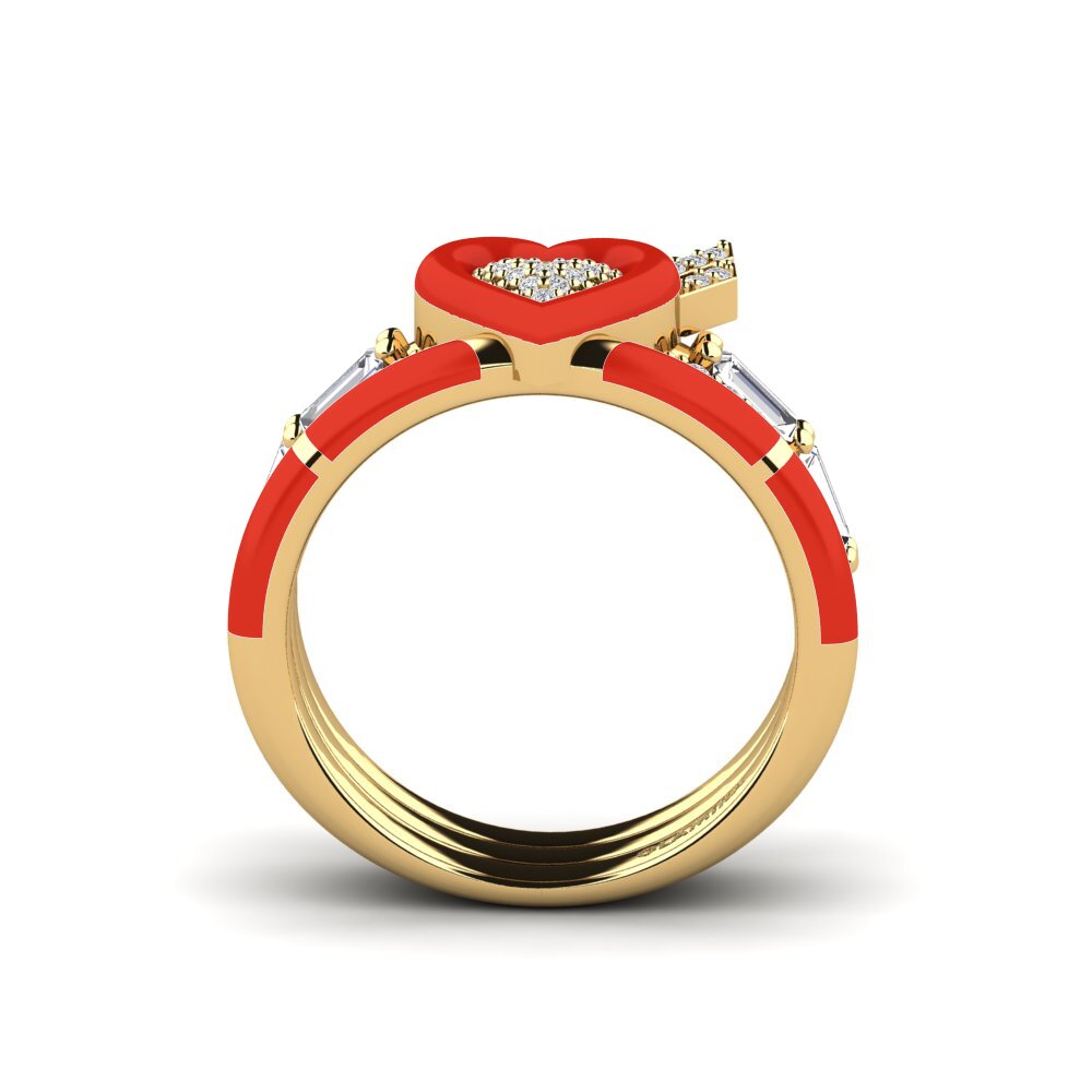 Gelbgold 585 Ring Dignita