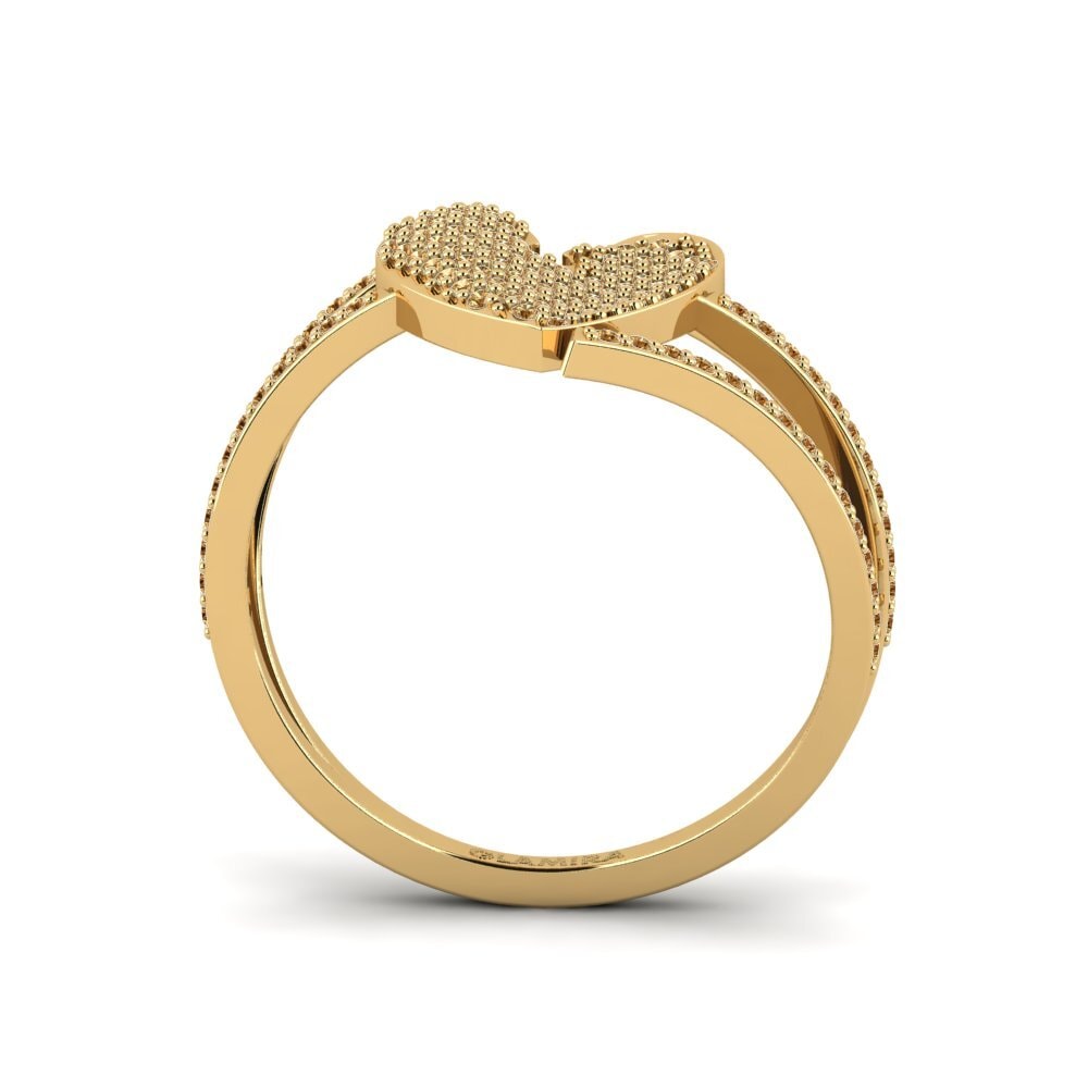 Brauner Diamant Ringe Dioghras