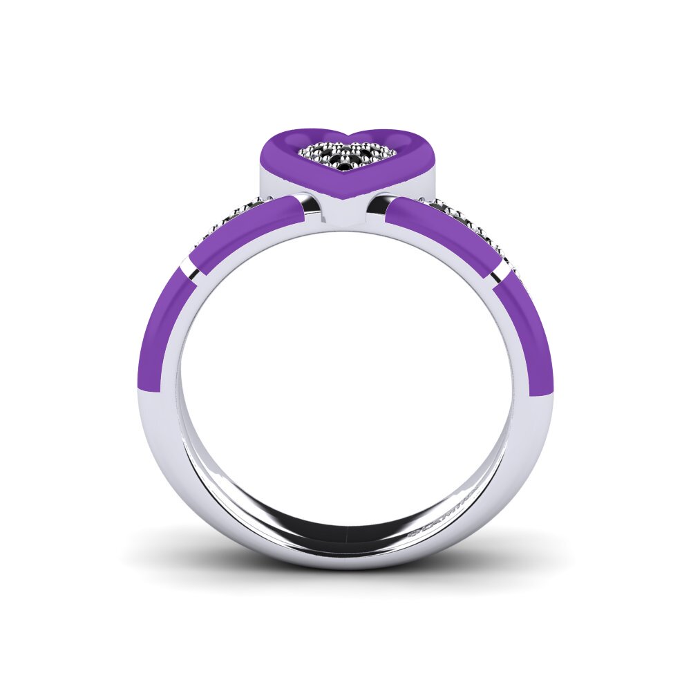 Schwarzer Diamant Ring Lamiavita