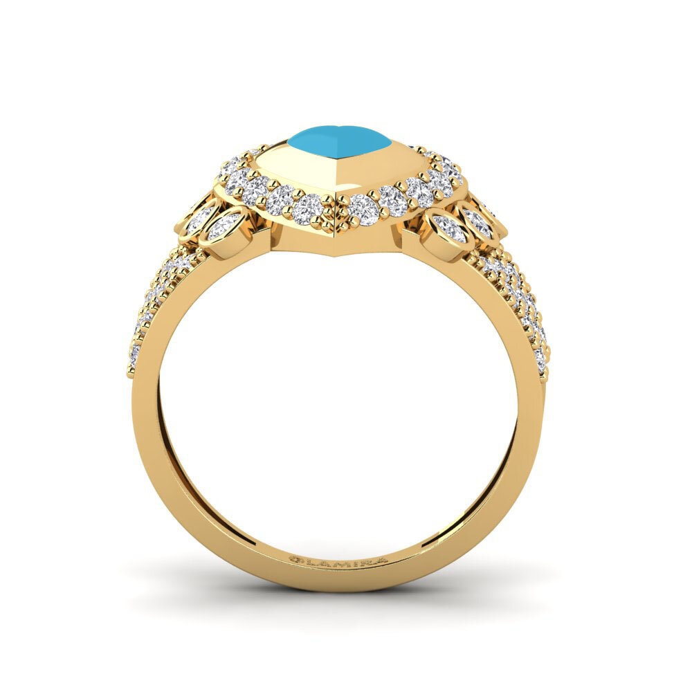 Gelbgold 750 Ring Trappabuono