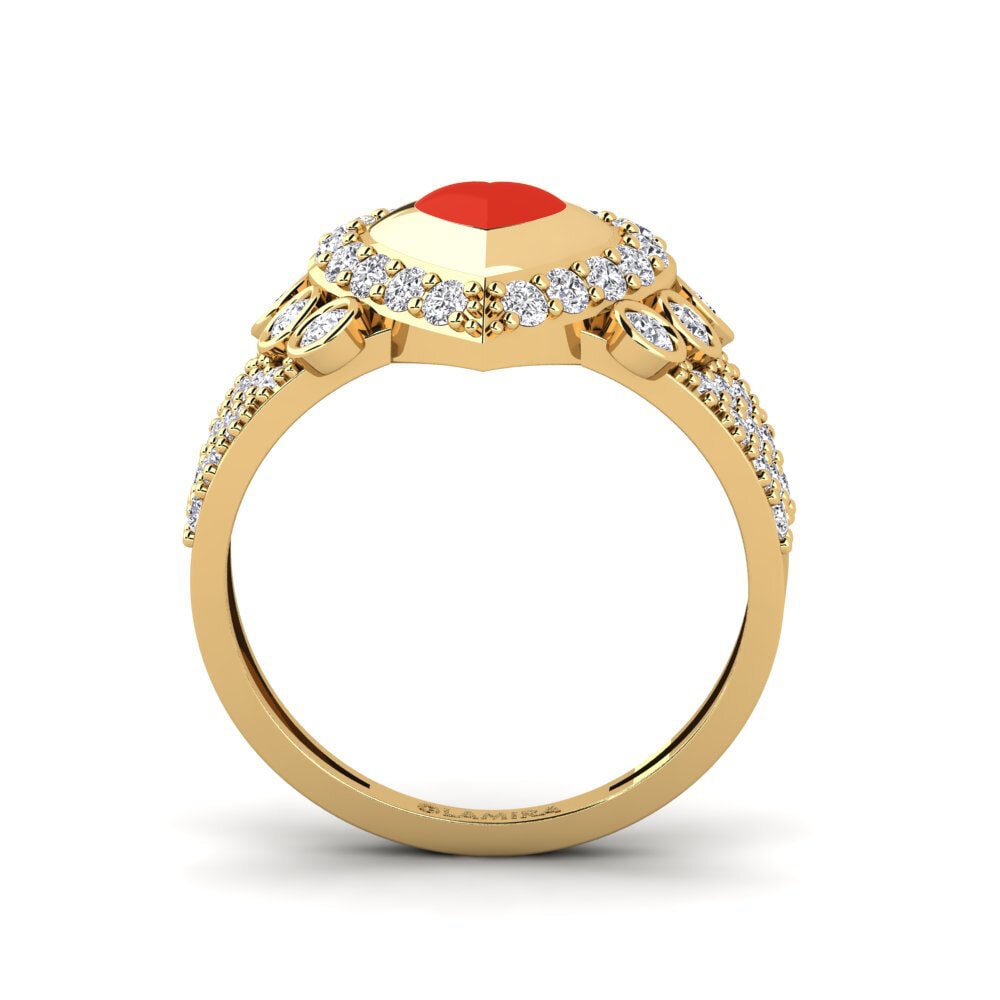 Gelbgold 585 Ring Trappabuono