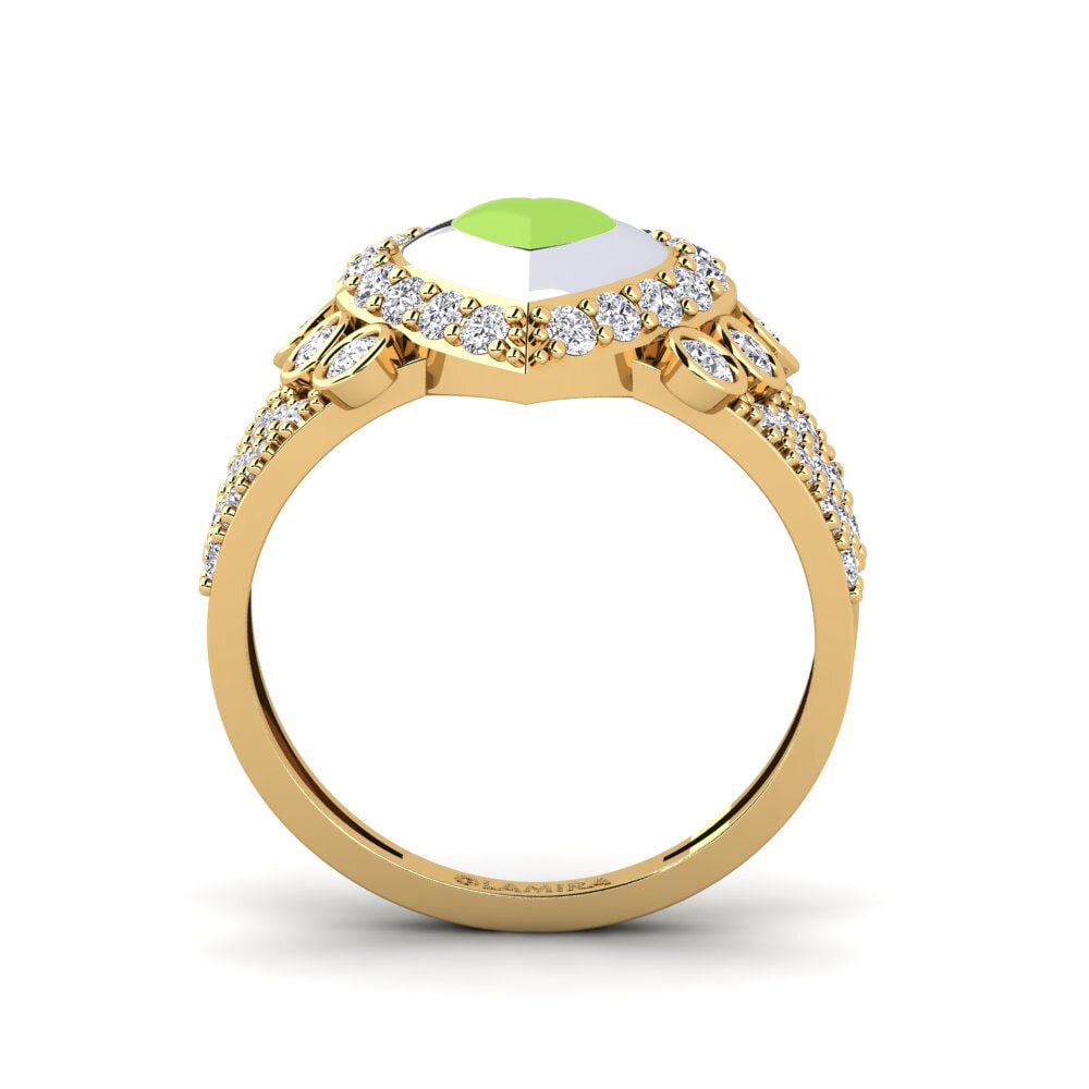 750 Gelb & Weißgold Ring Trappabuono