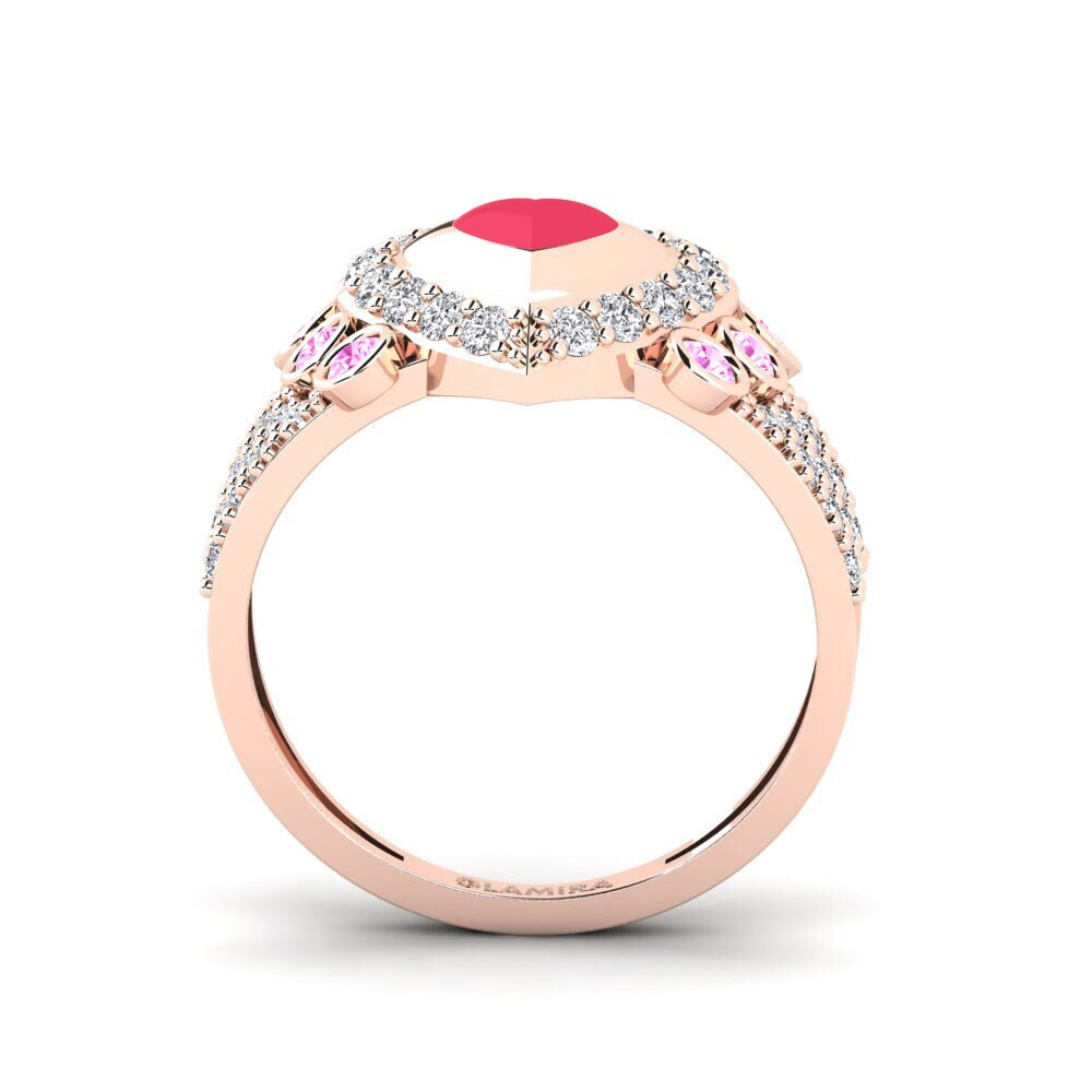 Pink Sapphire Ring Trappabuono