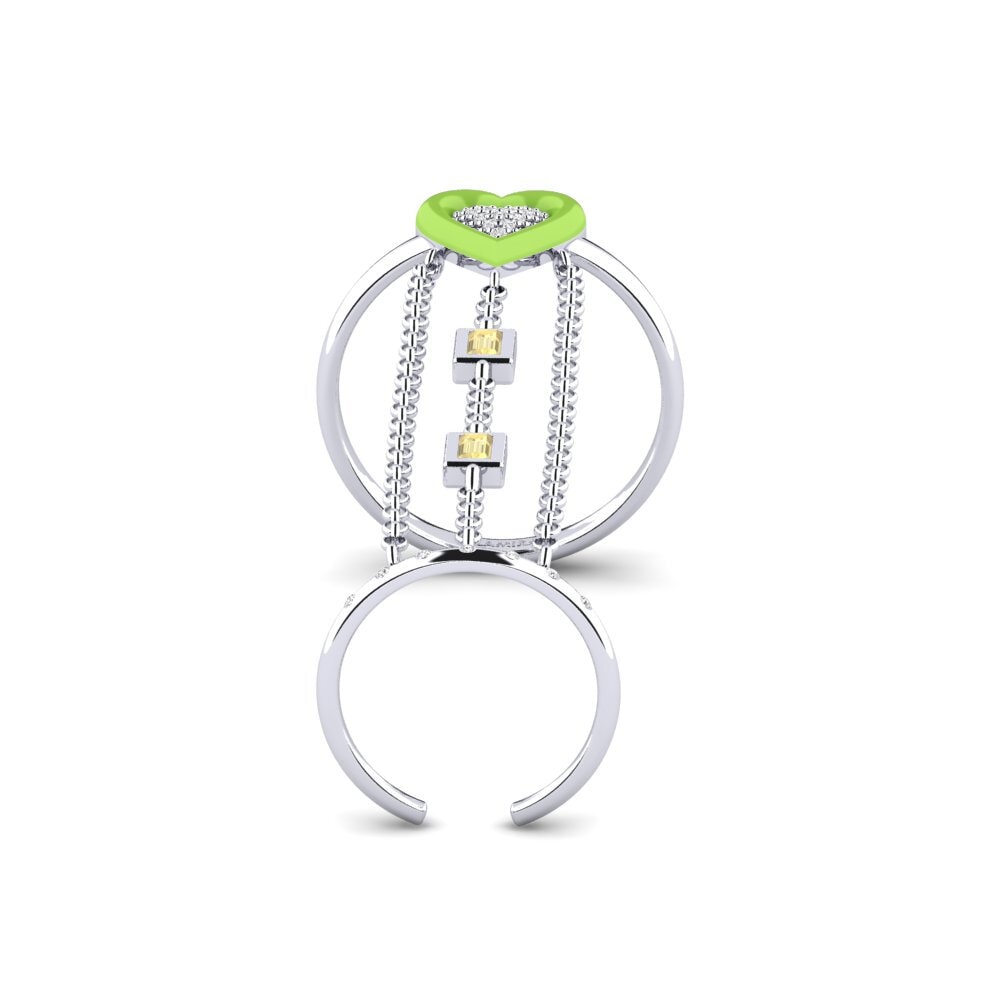 14ct White Gold Ring Unitimcor