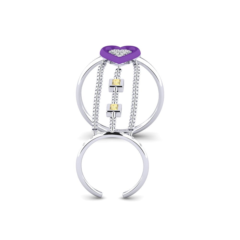 14ct White Gold Ring Unitimcor