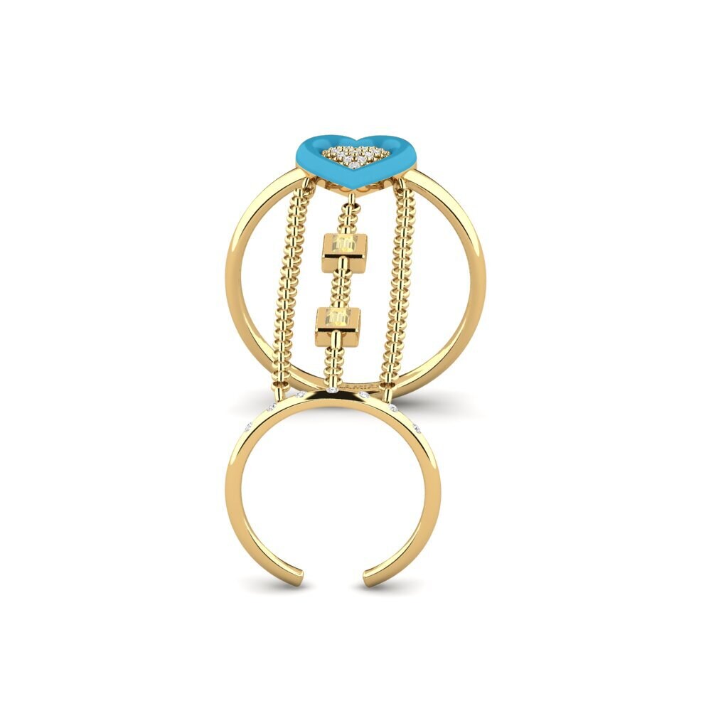 Gelbgold 750 Ring Unitimcor