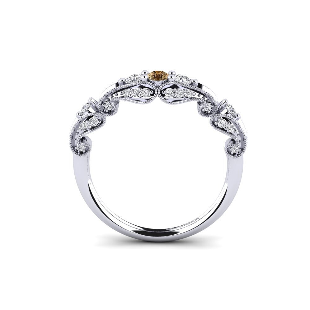 Brown Diamond Engagement Ring Ambrogia