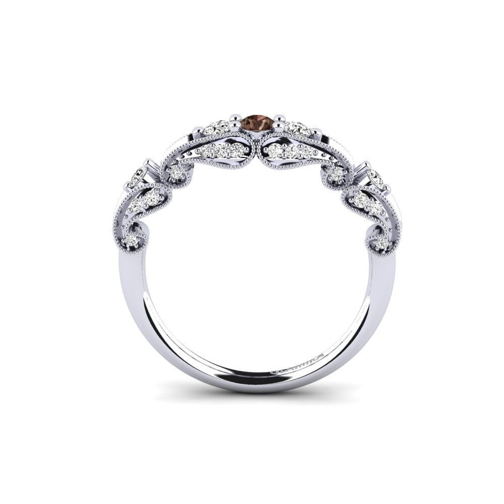 Smoky Quartz Engagement Ring Ambrogia