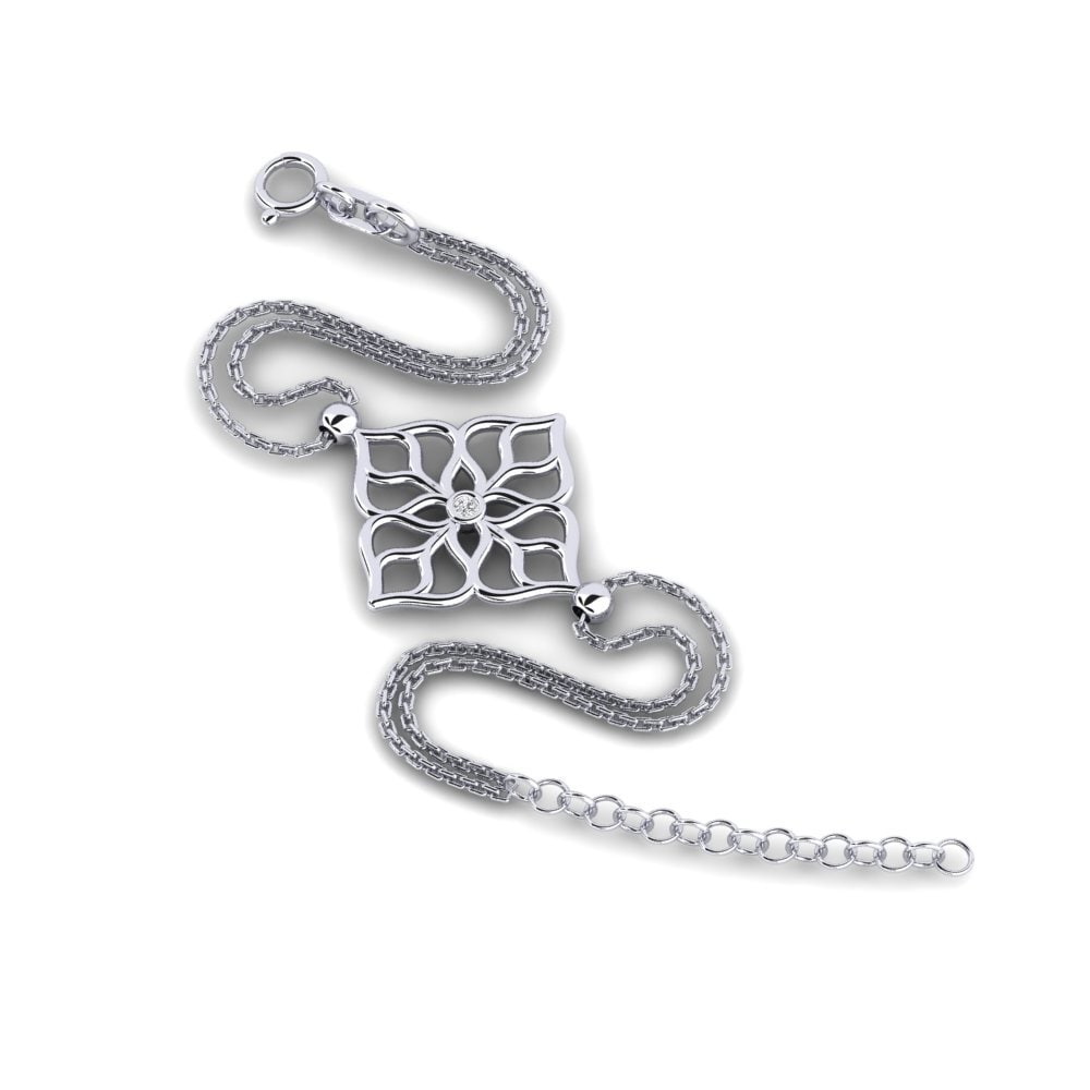 Compre Pulsera de Mujer Isogone en corte Redondo 0.015 Quilates 9k Oro ...