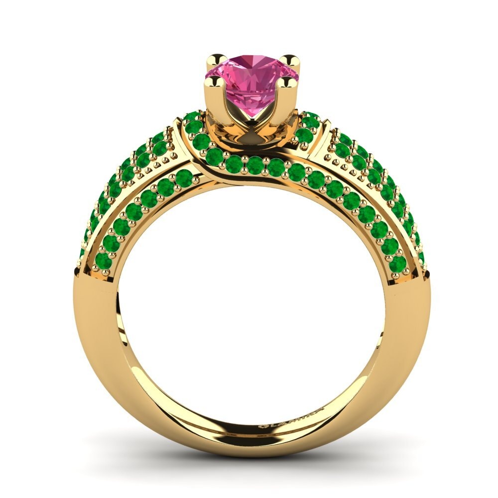 Pink Tourmaline Engagement Ring Anica