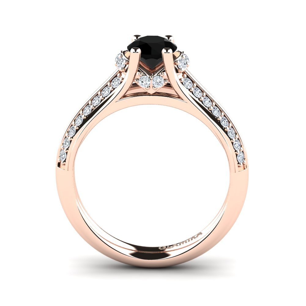 Black Diamond Engagement Ring Eleta