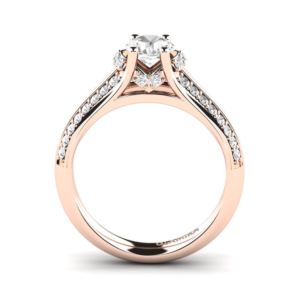 White sapphire Engagement Ring Eleta