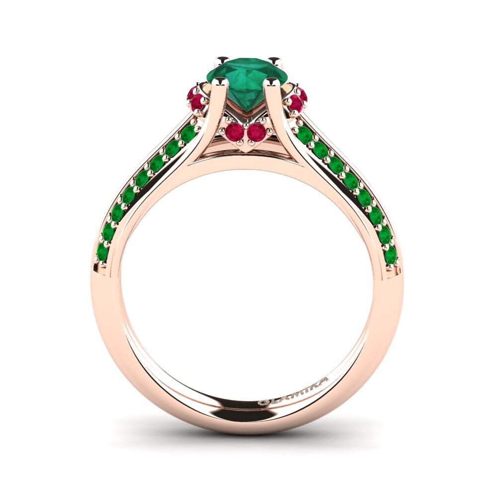 Emerald Engagement Ring Eleta