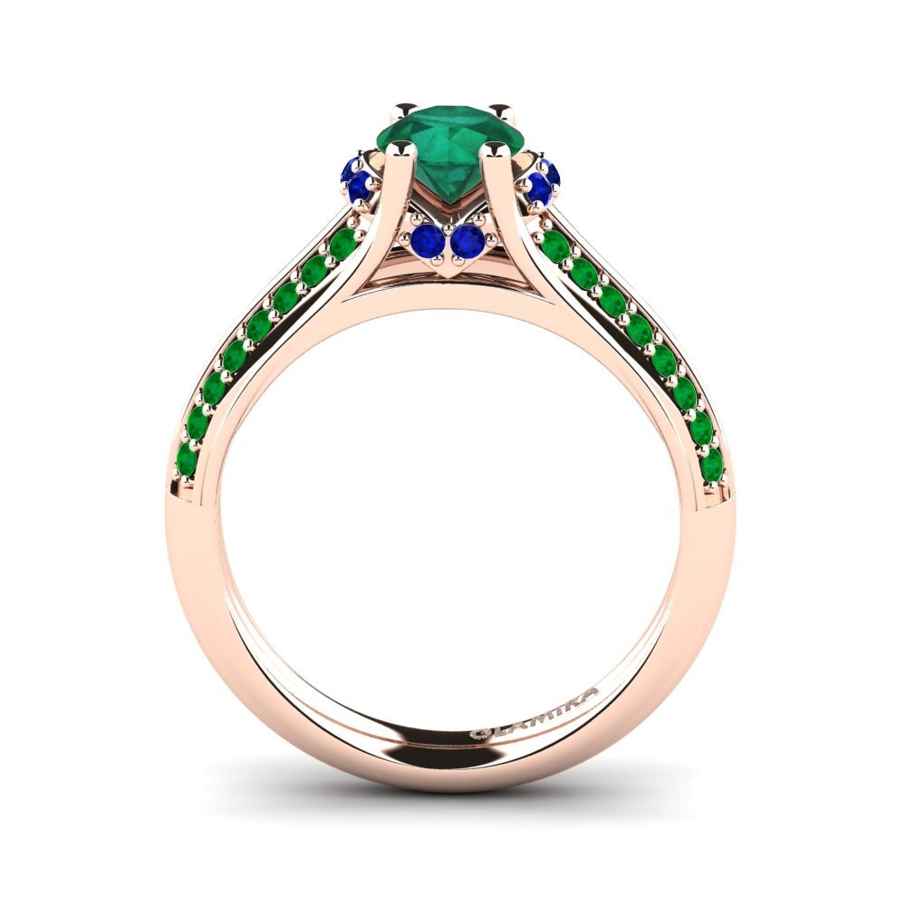 Emerald Engagement Ring Eleta