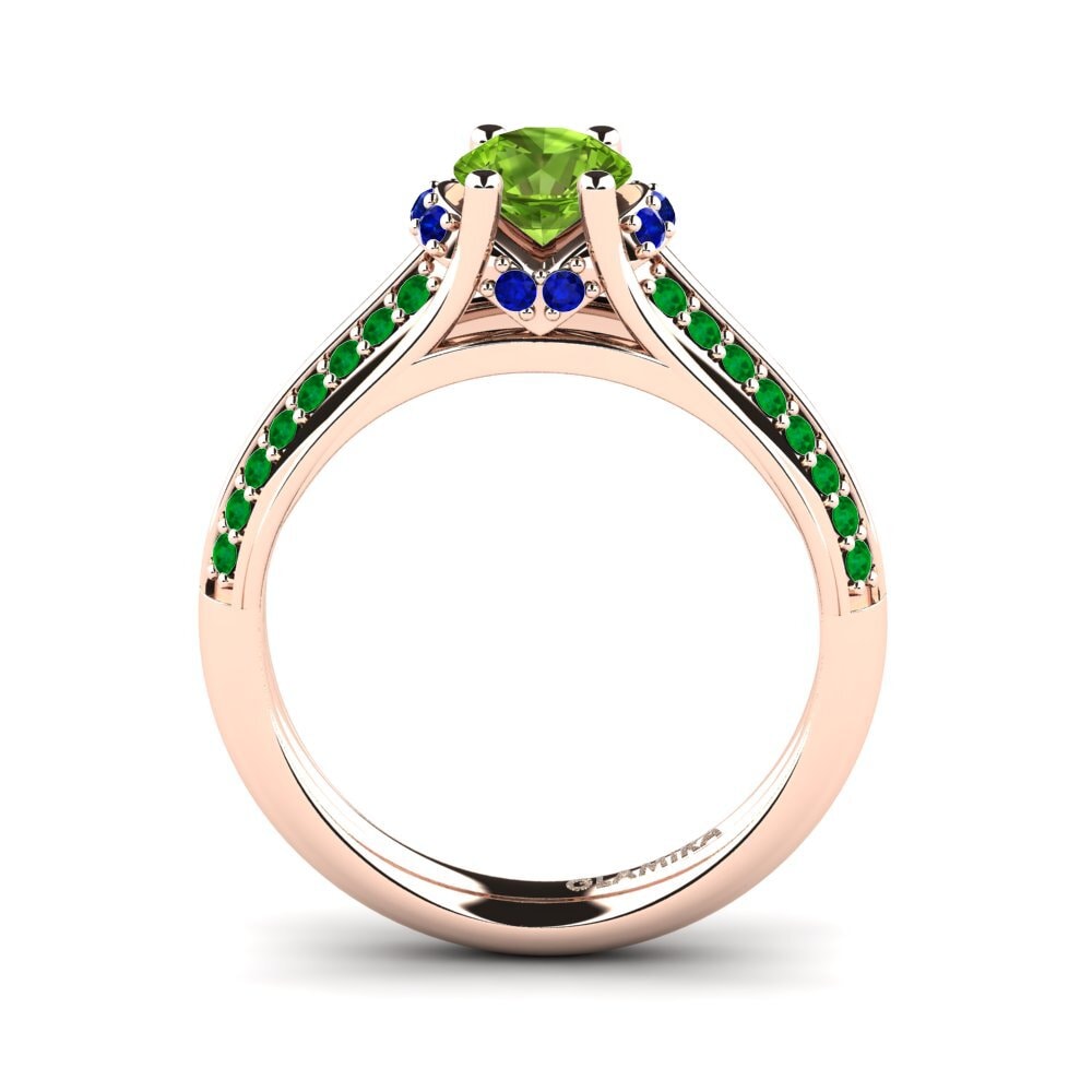 Peridot Engagement Ring Eleta