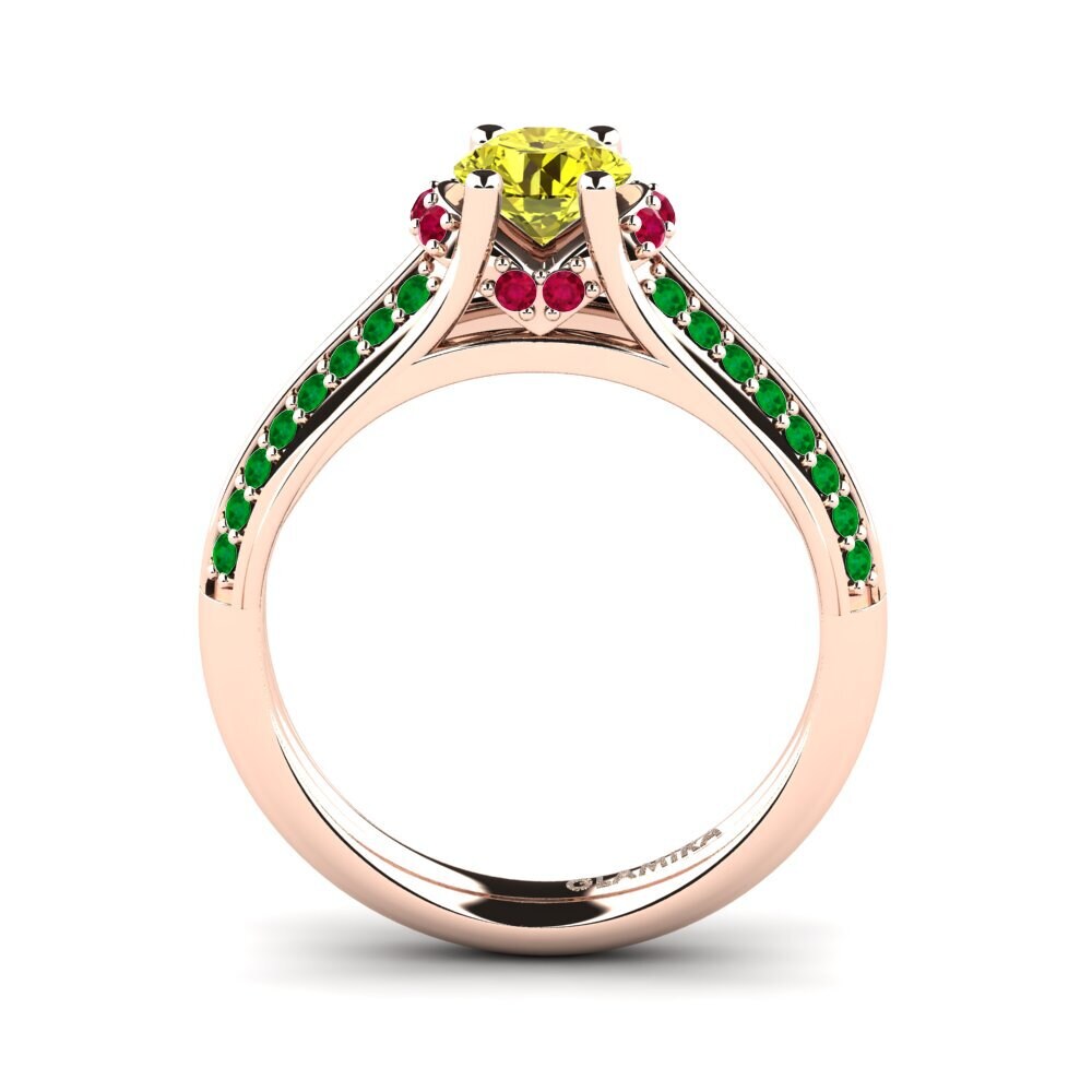 Yellow Diamond Engagement Ring Eleta
