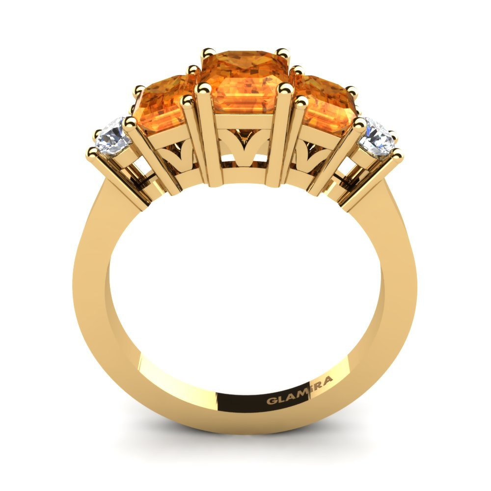 Citrine Engagement Ring Ailani