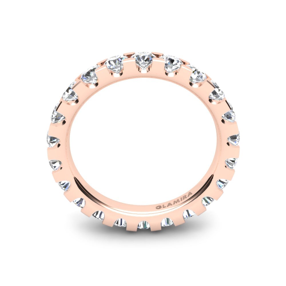 14K Rood Goud Zirkoon Ringen Adeline