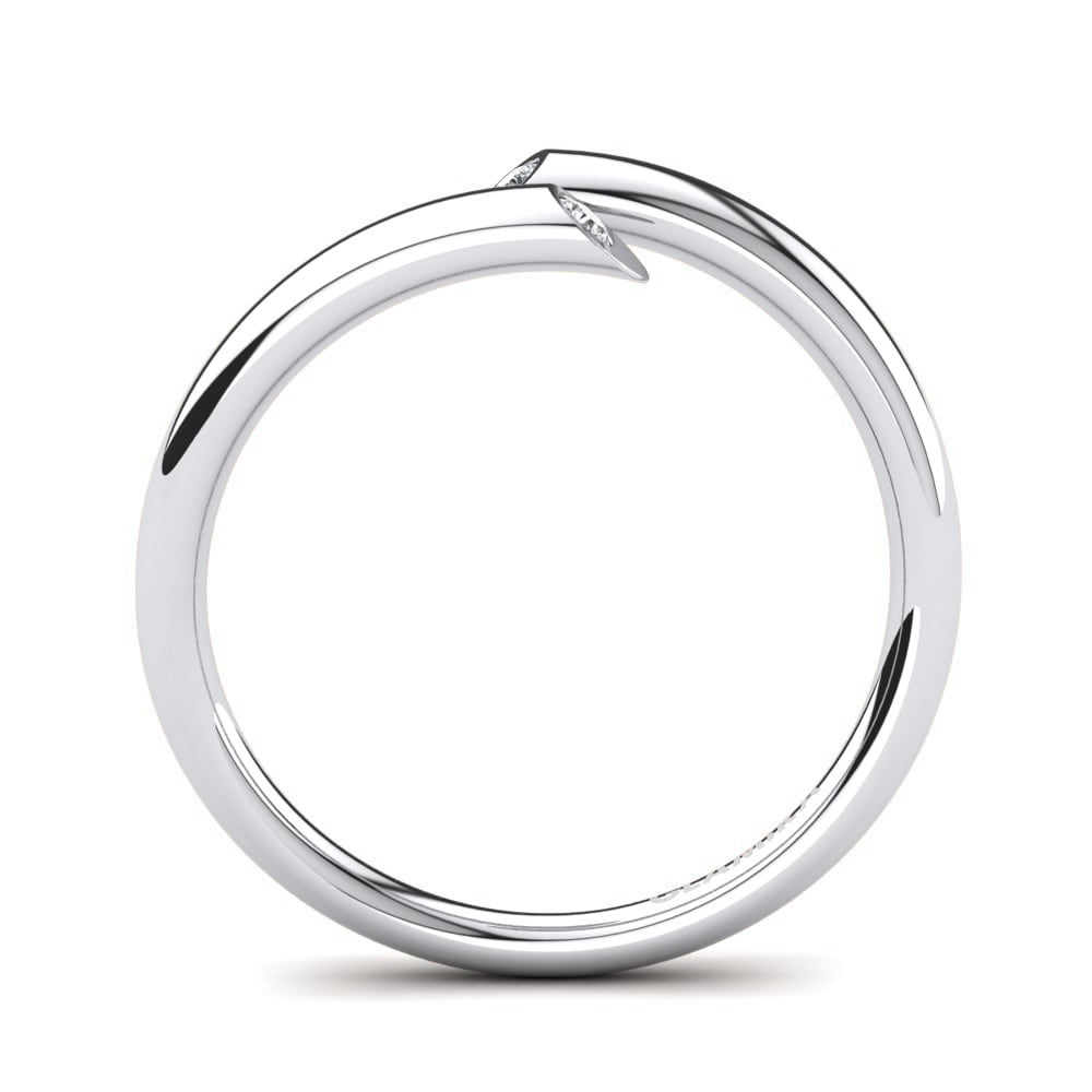 White sapphire Ring Alhertine