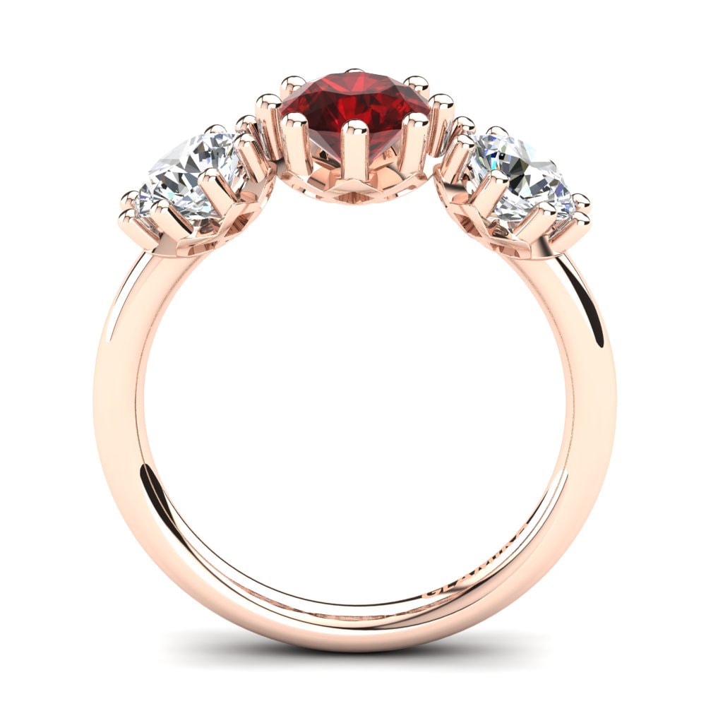 Ruby Engagement Ring Alma